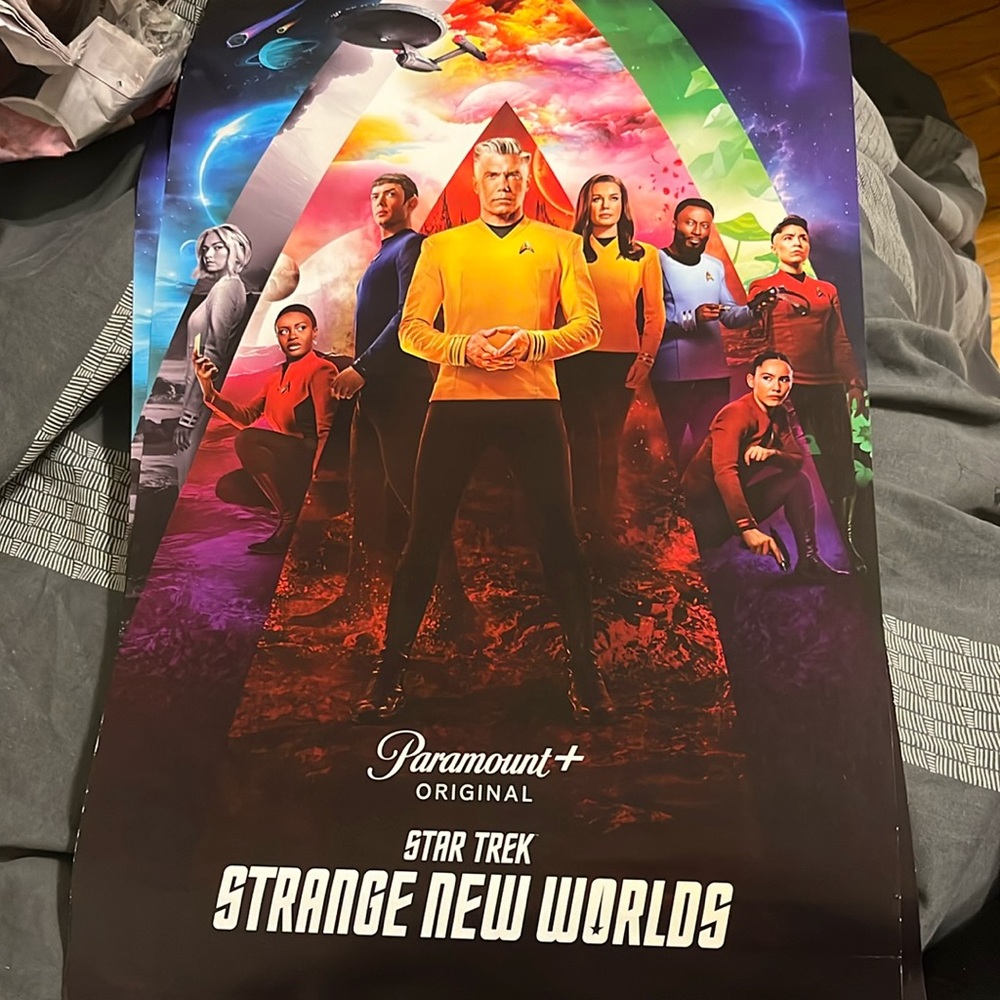 Star Trek new worlds poster 11 x 17